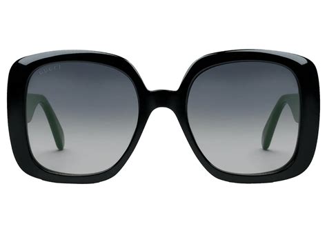 gucci gg 1013|Square sunglasses with Web in black injection .